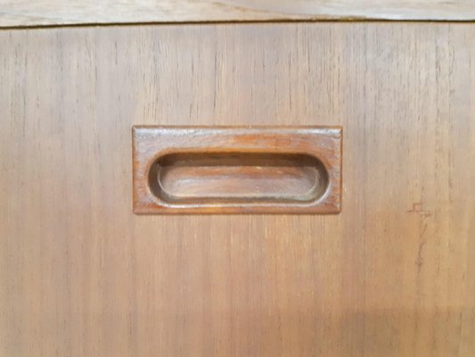 Mid-Century Teak Chest of Drawers, the Netherlands, 1950s-ZO-697543