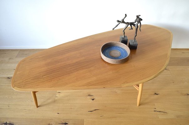 Mid-Century Teak Coffee Table by Svante Skogh for Laauser, 1960s-OV-783323