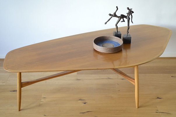 Mid-Century Teak Coffee Table by Svante Skogh for Laauser, 1960s-OV-783323