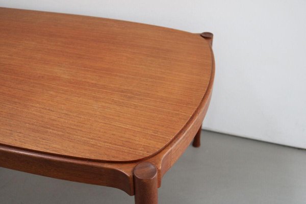 Mid-Century Teak Coffee Table, Denmark, 1960s-FJP-1729837