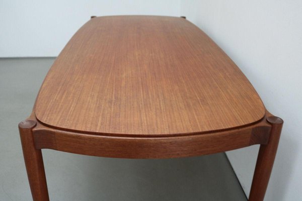 Mid-Century Teak Coffee Table, Denmark, 1960s-FJP-1729837