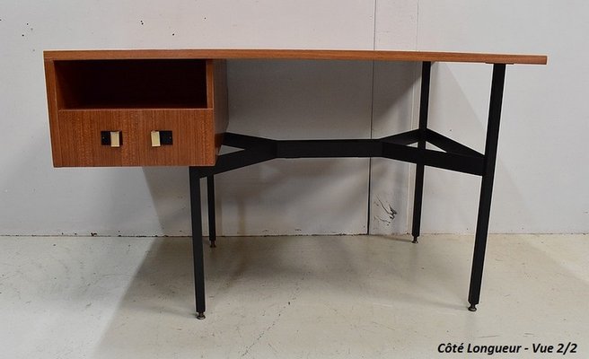 Mid-Century Teak Desk-RVK-595403