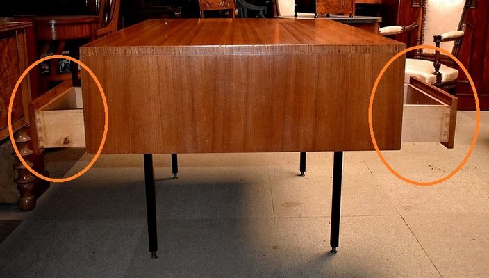 Mid-Century Teak Desk-RVK-595403