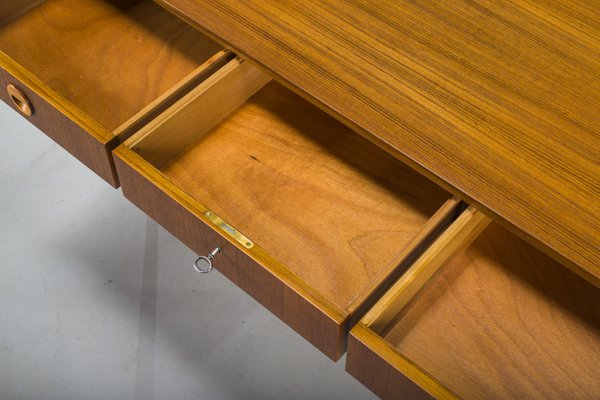 Mid-Century Teak Desk attributed to Bartels Works, 1960s-ZZH-2028294