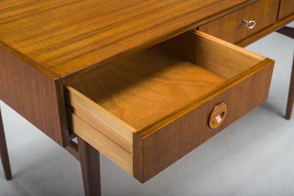 Mid-Century Teak Desk attributed to Bartels Works, 1960s-ZZH-2028294