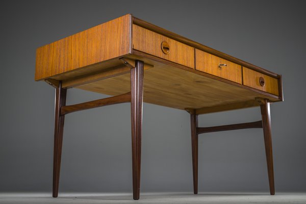 Mid-Century Teak Desk attributed to Bartels Works, 1960s-ZZH-2028294