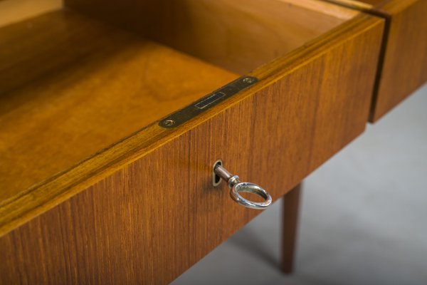 Mid-Century Teak Desk attributed to Bartels Works, 1960s-ZZH-2028294