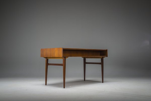 Mid-Century Teak Desk attributed to Bartels Works, 1960s-ZZH-2028294