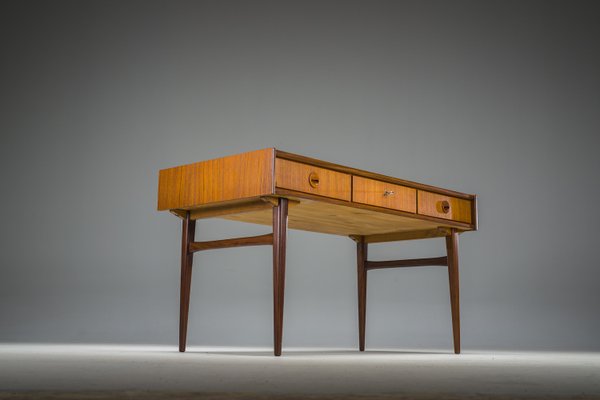 Mid-Century Teak Desk attributed to Bartels Works, 1960s-ZZH-2028294