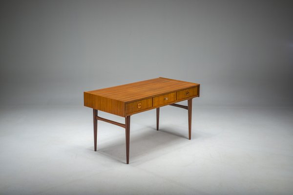 Mid-Century Teak Desk attributed to Bartels Works, 1960s-ZZH-2028294