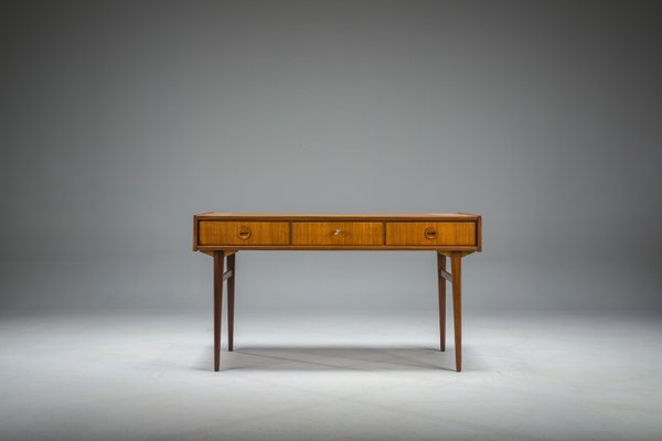 Mid-Century Teak Desk attributed to Bartels Works, 1960s-ZZH-2028294