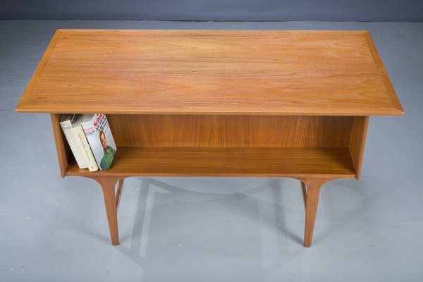 Mid-Century Teak Desk by Gunnar Nielsen for Tibergaard, Denmark, 1960s-ZZH-1093442