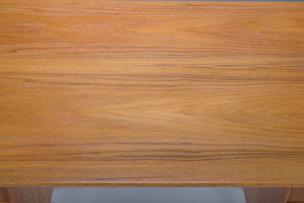 Mid-Century Teak Desk by Gunnar Nielsen for Tibergaard, Denmark, 1960s-ZZH-1093442