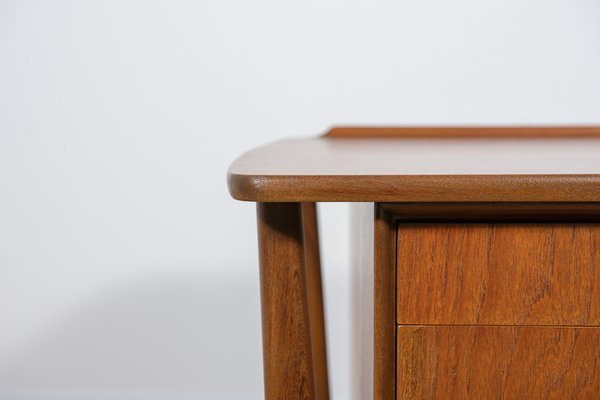 Mid-Century Teak Desk by Svend Åge Madsen for H. P. Hansen, 1960s-NIT-1797250