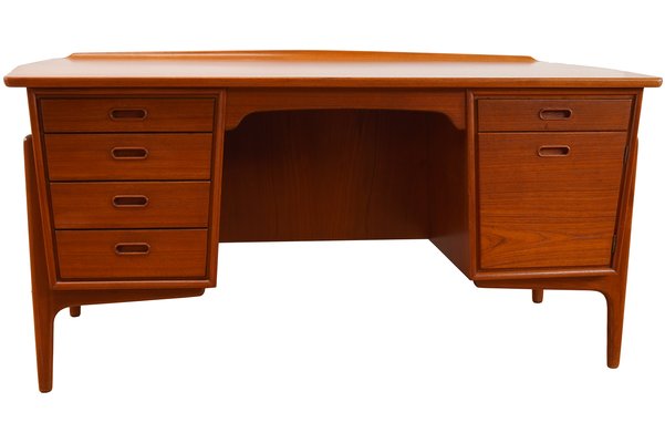 Mid-Century Teak Desk by Svend Åge Madsen for Sigurd Hansen-KIJ-717142