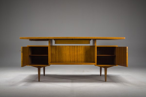 Mid-Century Teak Desk, Joseph Bachleitne for Deve, Deutschland, 1970s-ZZH-2041414