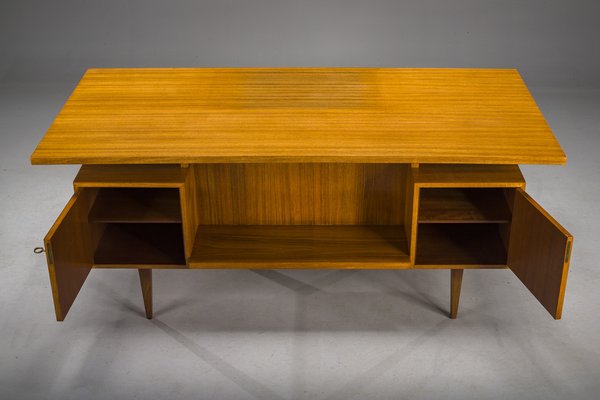 Mid-Century Teak Desk, Joseph Bachleitne for Deve, Deutschland, 1970s-ZZH-2041414