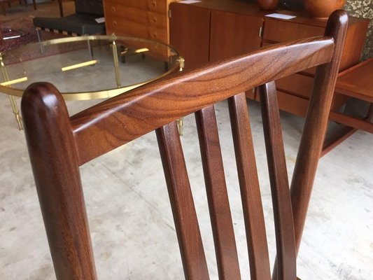 Mid-Century Teak Dining Chairs, 1950s, Set of 6-WSA-831321