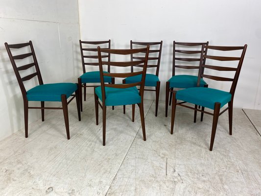 Mid-Century Teak Dining Chairs by Cees Braakman for Pastoe, 1950s, Set of 6-DE-1113457