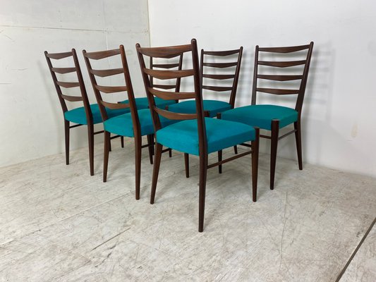 Mid-Century Teak Dining Chairs by Cees Braakman for Pastoe, 1950s, Set of 6-DE-1113457