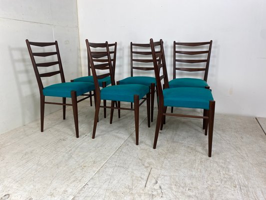 Mid-Century Teak Dining Chairs by Cees Braakman for Pastoe, 1950s, Set of 6-DE-1113457