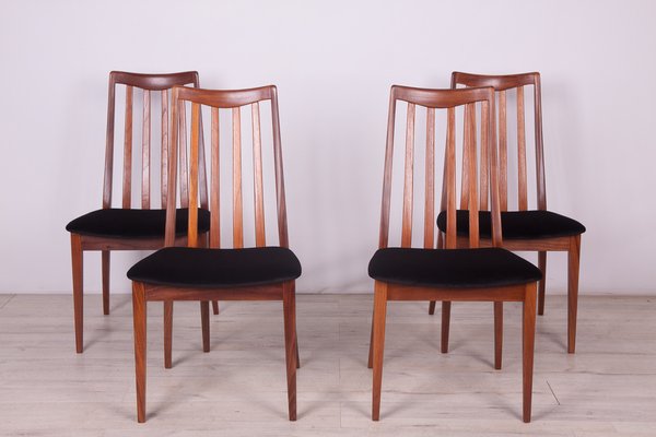 Mid-Century Teak Dining Chairs by Leslie Dandy for G-Plan, 1960s, Set of 4-NIT-1109468