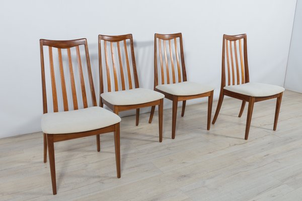 Mid-Century Teak Dining Chairs by Leslie Dandy for G-Plan, 1960s, Set of 4-NIT-1370744