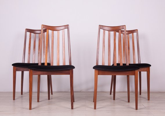 Mid-Century Teak Dining Chairs by Leslie Dandy for G-Plan, 1960s, Set of 4-NIT-1109468