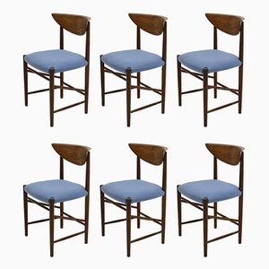 Mid-Century Teak Dining Chairs by Peter Hvidt & Orla Mølgaard-Nielsen for Soborg Mobler, 1950s, Set of 6-NB-562776