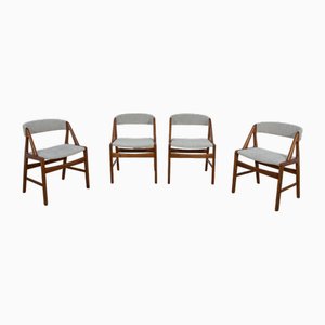 Mid-Century Teak Dining Chairs, Denmark 1960s, Set of 4-NIT-2017211