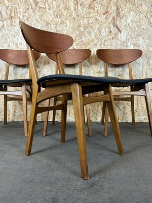 Mid-Century Teak Dining Chairs, Denmark, Set of 4-EJL-1117953