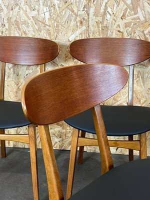 Mid-Century Teak Dining Chairs, Denmark, Set of 4-EJL-1117953