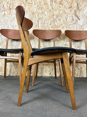 Mid-Century Teak Dining Chairs, Denmark, Set of 4-EJL-1117953