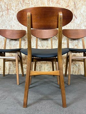 Mid-Century Teak Dining Chairs, Denmark, Set of 4-EJL-1117953