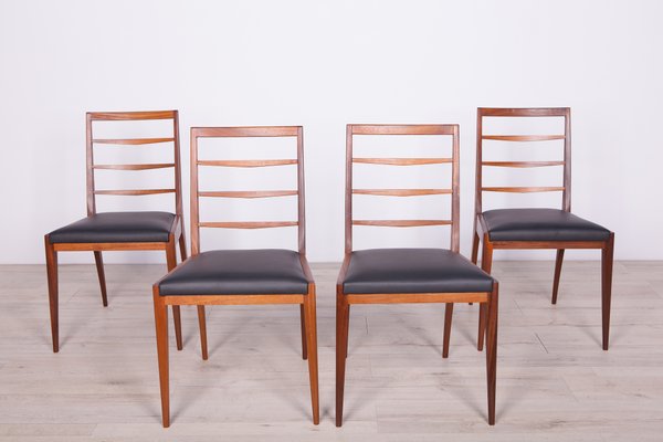 Mid-Century Teak Dining Chairs from McIntosh, 1960s, Set of 4-NIT-800119