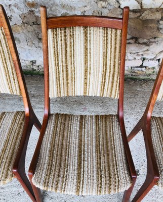 Mid-Century Teak Dining Chairs from R. Huber & Co, Set of 4-OJT-849594