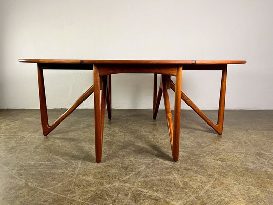 Mid-Century Teak Dining Table attributed to Kurt Østervig, 1960s-QDV-1740629