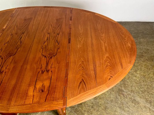 Mid-Century Teak Dining Table attributed to Kurt Østervig, 1960s-QDV-1740629