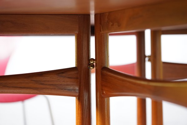 Mid-Century Teak Dining Table by Peter Hvidt & Orla Mølgaard-Nielsen for France & Søn / France & Daverkosen, 1950s-XNJ-754326