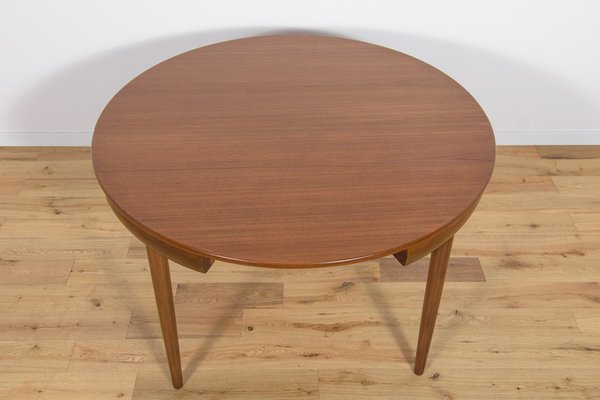 Mid-Century Teak Dining Table & Chairs by Hans Olsen for Frem Røjle, 1960s, Set of 5-NIT-1608102