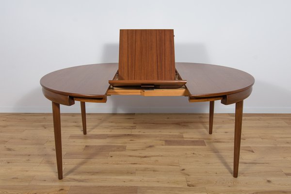 Mid-Century Teak Dining Table & Chairs by Hans Olsen for Frem Røjle, 1960s, Set of 5-NIT-1608102