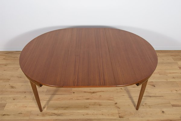 Mid-Century Teak Dining Table & Chairs by Hans Olsen for Frem Røjle, 1960s, Set of 5-NIT-1608102