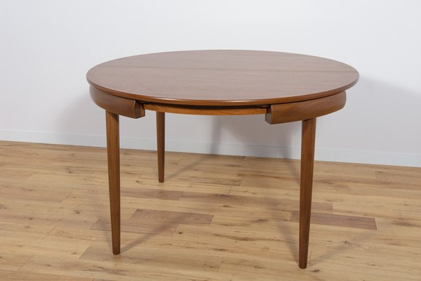 Mid-Century Teak Dining Table & Chairs by Hans Olsen for Frem Røjle, 1960s, Set of 5-NIT-1608102