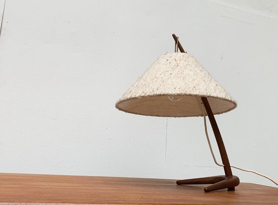 Mid-Century Teak Dornstab Table Lamp by A. Pöll for Kalmar-UAH-1029612