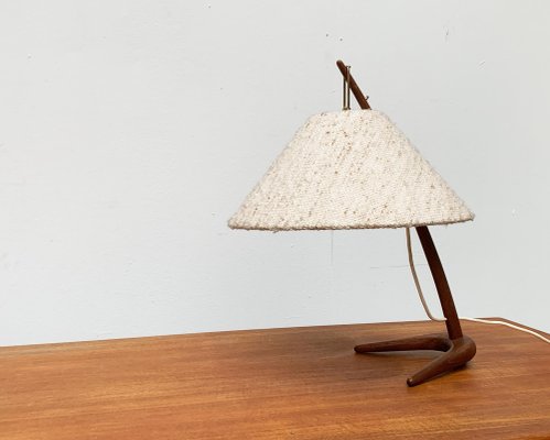 Mid-Century Teak Dornstab Table Lamp by A. Pöll for Kalmar-UAH-1029612