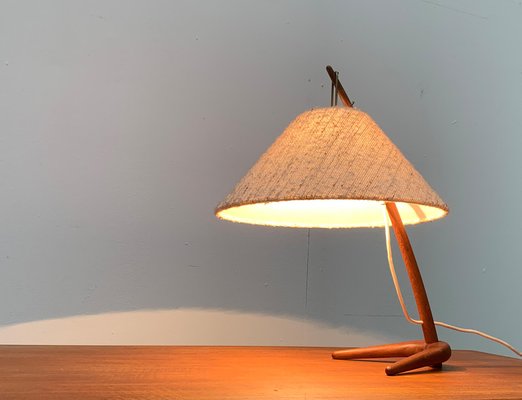 Mid-Century Teak Dornstab Table Lamp by A. Pöll for Kalmar-UAH-1029612