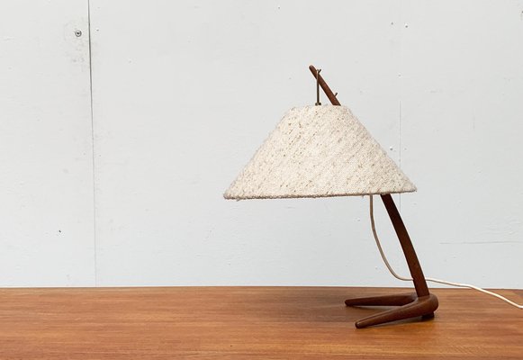 Mid-Century Teak Dornstab Table Lamp by A. Pöll for Kalmar-UAH-1029612