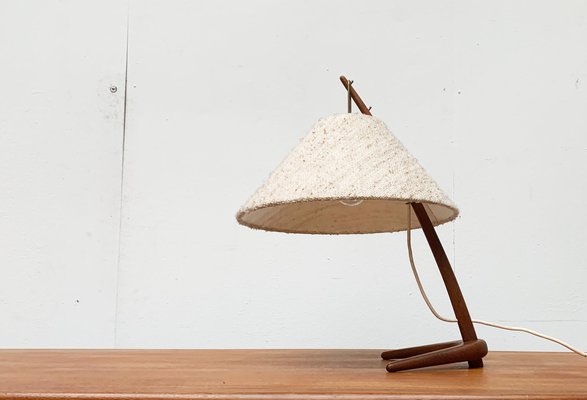 Mid-Century Teak Dornstab Table Lamp by A. Pöll for Kalmar-UAH-1029612