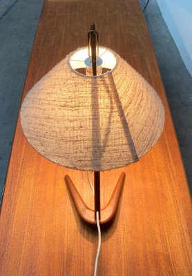 Mid-Century Teak Dornstab Table Lamp by A. Pöll for Kalmar-UAH-1029612