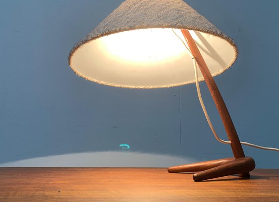 Mid-Century Teak Dornstab Table Lamp by A. Pöll for Kalmar-UAH-1029612